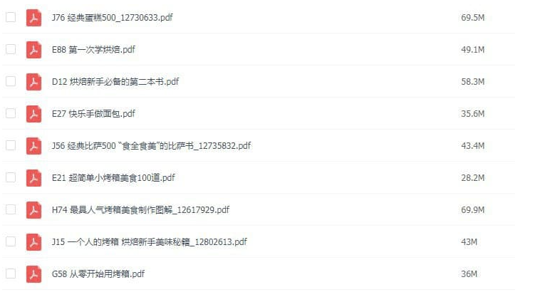 烤箱食譜大全及做法-電子書下載