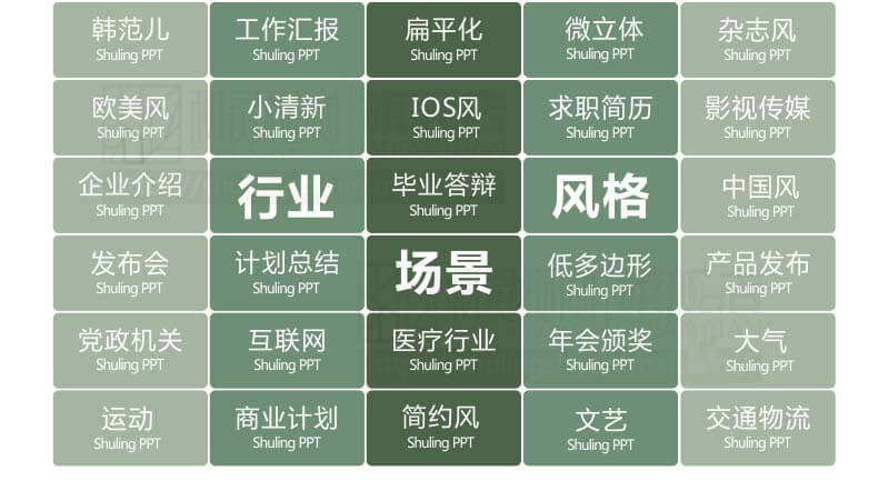 圖片[1]-PPT模板-商務-工作總結匯報-動態-簡約清新-畢業答辯PPT-全部免費送