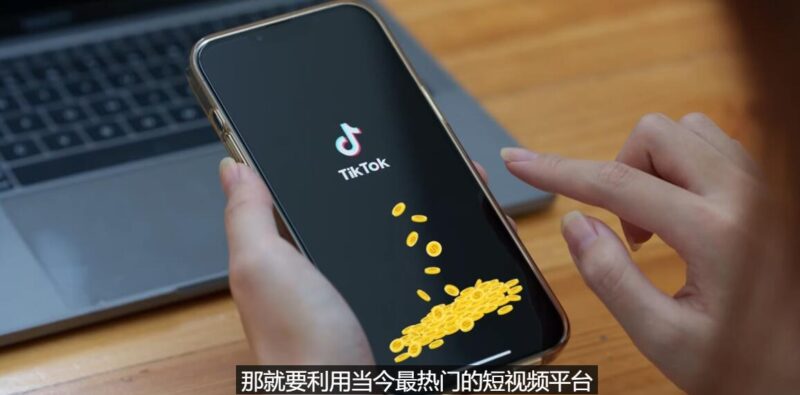 TIKTOK的海外賺錢項目-不錄視頻-只需剪輯就能月入3000到5000美元-資源網站