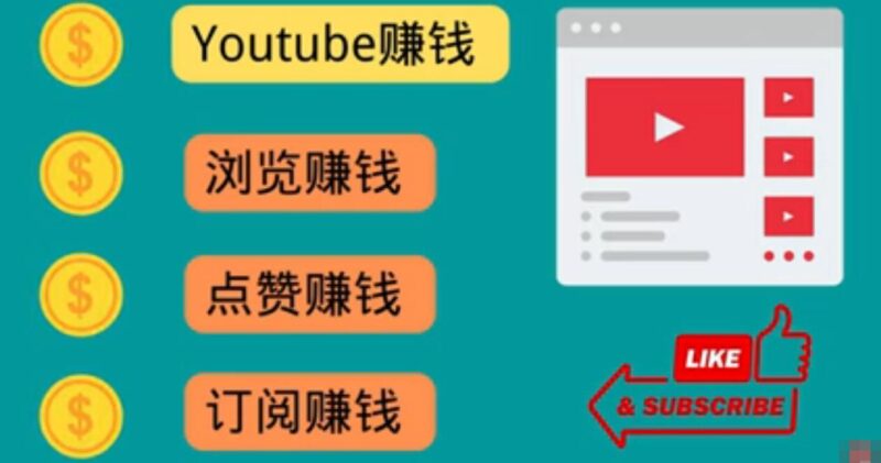 看油管視頻-完成小任務-輕松賺到美元-資源網站