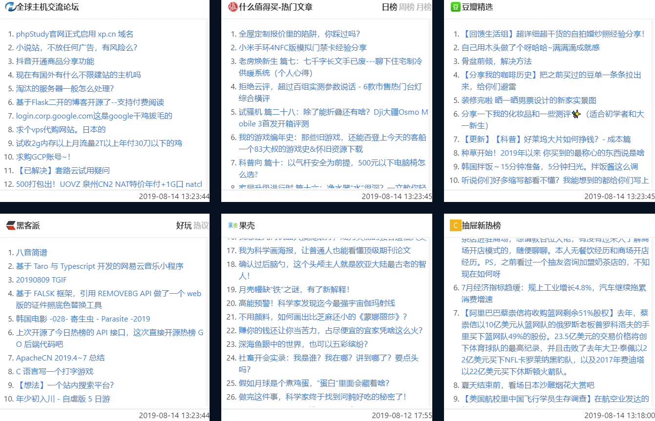 全新整合熱搜榜內(nèi)容系統(tǒng)聚合源碼-資源網(wǎng)站