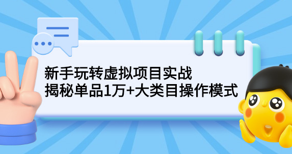 最適合新手操作的虛擬項(xiàng)目-資源網(wǎng)站