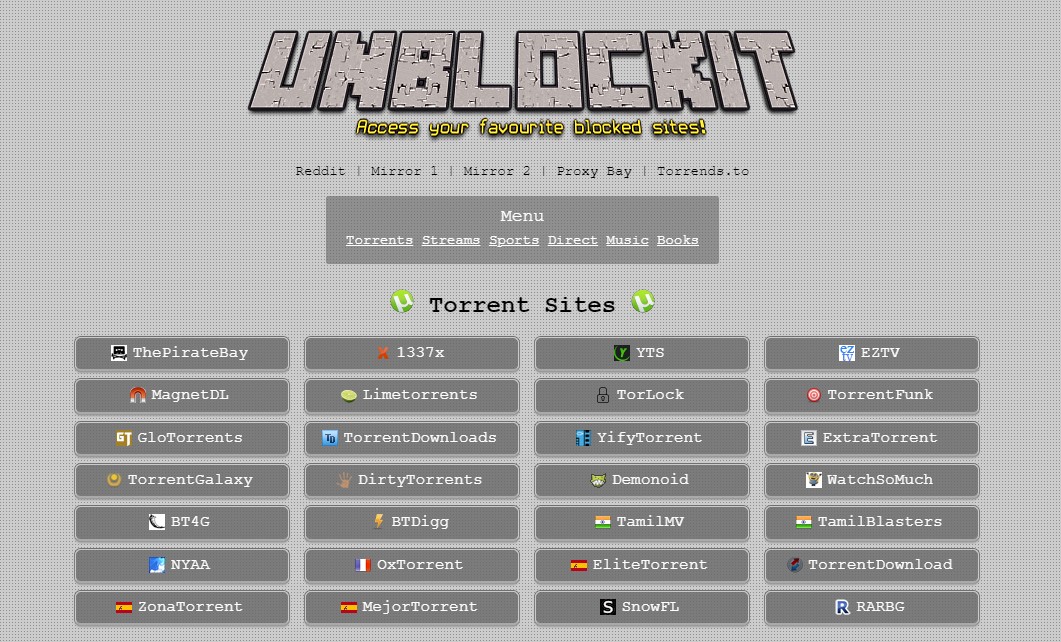 Unblockit：海量磁力資源導航