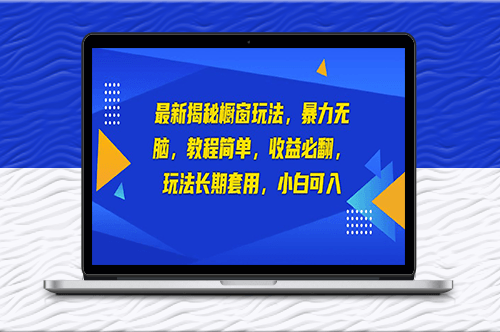 揭秘櫥窗新玩法_持續穩定收益_適合新手入門-資源網站