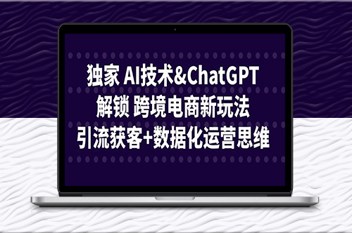 跨境電商新玩法_AI技術引流獲客+數(shù)據(jù)化運營思維-資源網(wǎng)站