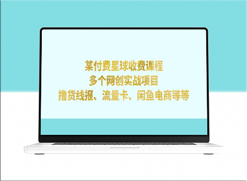 付費(fèi)星球課程揭秘：網(wǎng)創(chuàng)實(shí)戰(zhàn)項(xiàng)目_擼貨線報(bào)_流量卡_閑魚電商等全方位解析！-資源網(wǎng)站