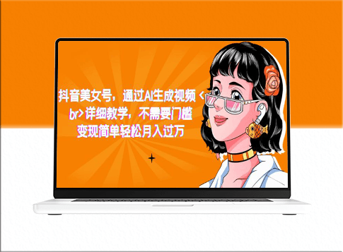 無(wú)門檻教學(xué)：使用AI生成抖音美女號(hào)視頻_月入過(guò)萬(wàn)攻略-資源網(wǎng)站
