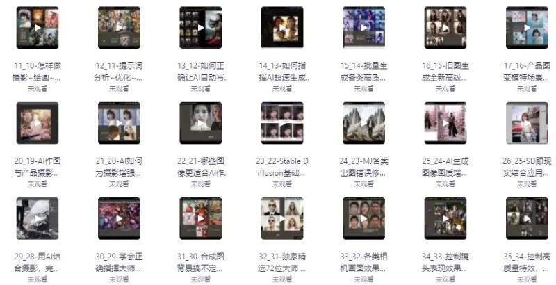 AI作圖全能實(shí)戰(zhàn)班：零基礎(chǔ)開(kāi)啟視覺(jué)創(chuàng)意之旅-資源網(wǎng)站