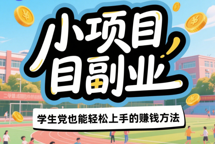 小項目副業：學生黨也能輕松上手的賺錢方法-資源網站