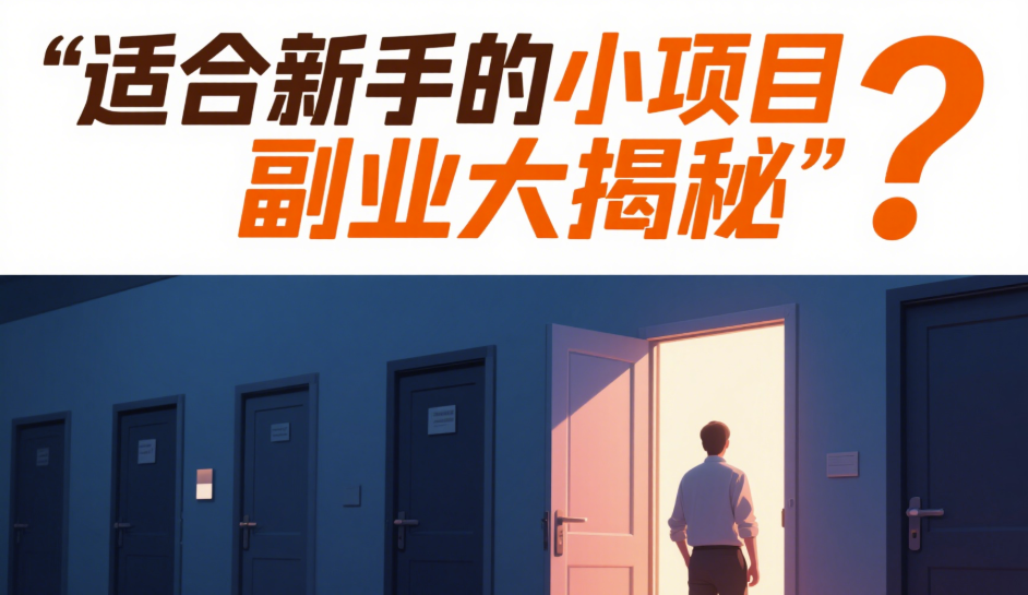 適合新手的小項(xiàng)目副業(yè)大揭秘-資源網(wǎng)站