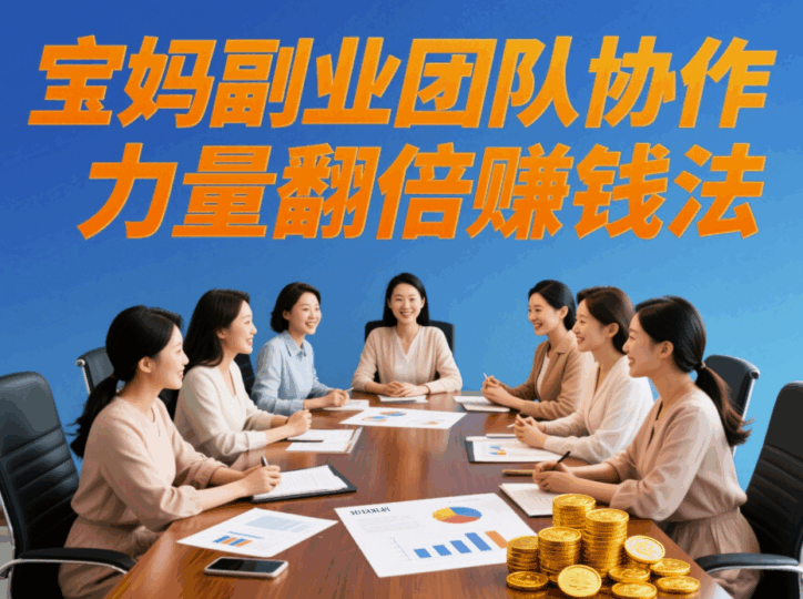 寶媽副業團隊協作，力量翻倍賺錢法-資源網站