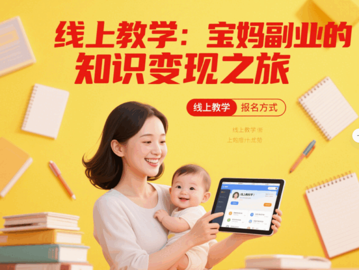 線上教學(xué)：寶媽副業(yè)的知識變現(xiàn)之旅-資源網(wǎng)站