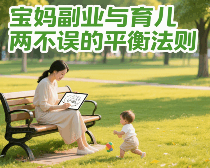 寶媽副業與育兒兩不誤的平衡法則-資源網站