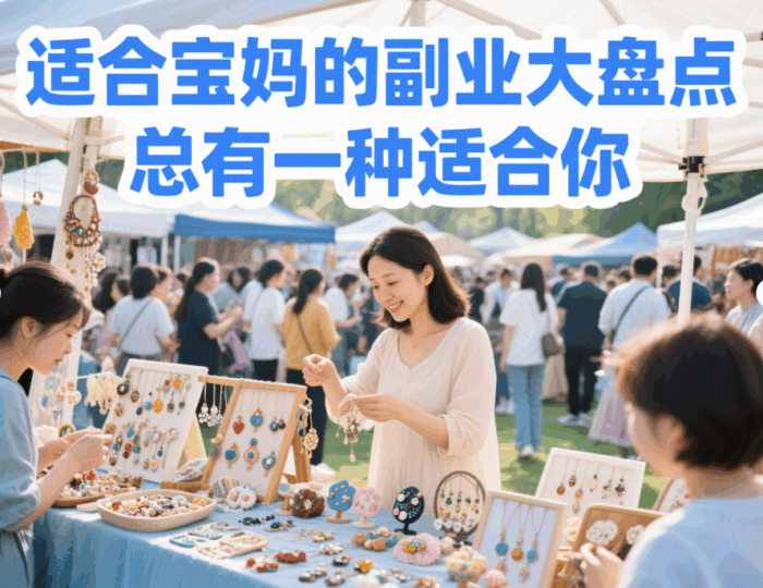 適合寶媽的副業大盤點，總有一種適合你-資源網站