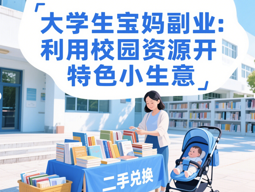 大學生寶媽副業：利用校園資源開展特色小生意-資源網站