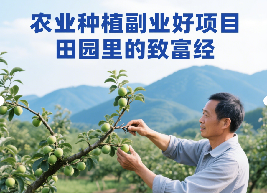 圖片[1]-農(nóng)業(yè)種植副業(yè)好項(xiàng)目，田園里的致富經(jīng)-資源網(wǎng)站