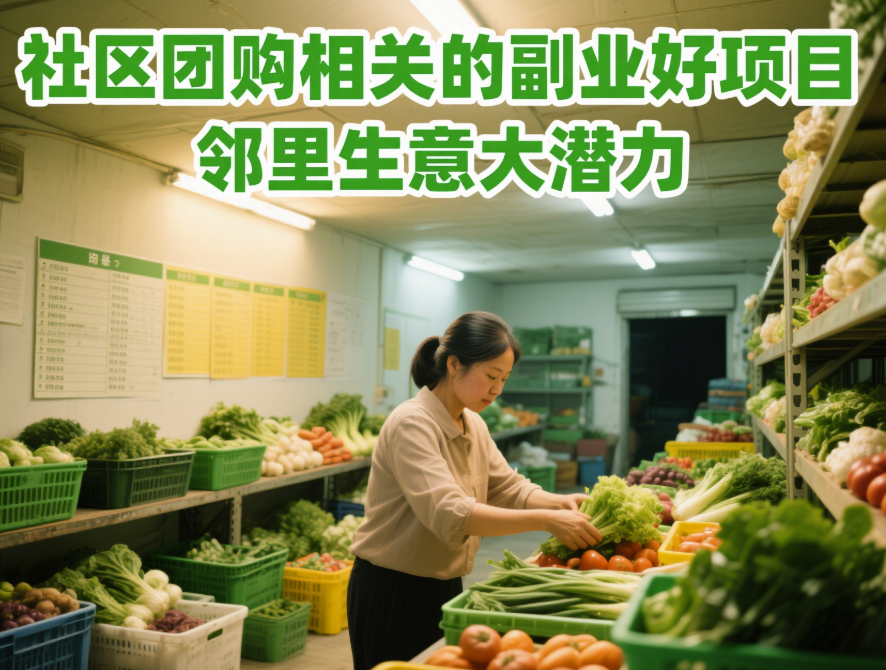 圖片[1]-社區(qū)團購相關(guān)的副業(yè)好項目，鄰里生意大潛力-資源網(wǎng)站