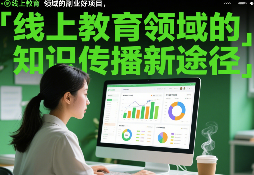 圖片[1]-線上教育領域的副業好項目，知識傳播新途徑-資源網站