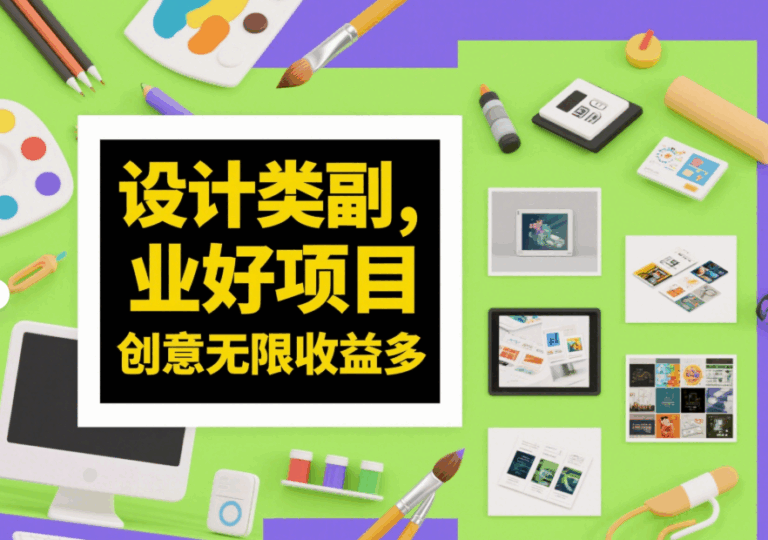 設(shè)計(jì)類副業(yè)好項(xiàng)目,創(chuàng)意無限收益多-資源網(wǎng)站