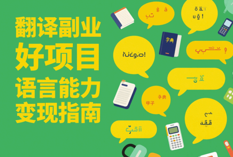 翻譯副業(yè)好項(xiàng)目,語(yǔ)言能力變現(xiàn)指南-資源網(wǎng)站