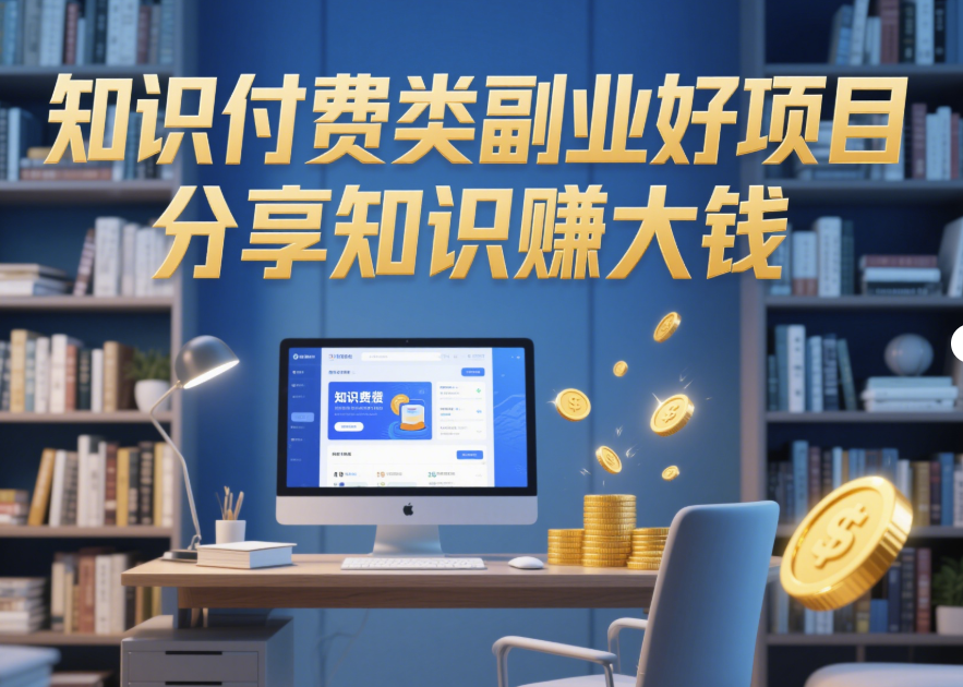 圖片[1]-知識付費類副業好項目，分享知識賺大錢-資源網站