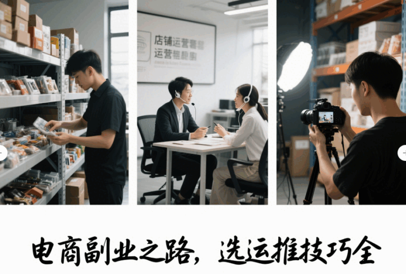電商副業(yè)賺錢全攻略：選品、運(yùn)營與推廣技巧-資源網(wǎng)站