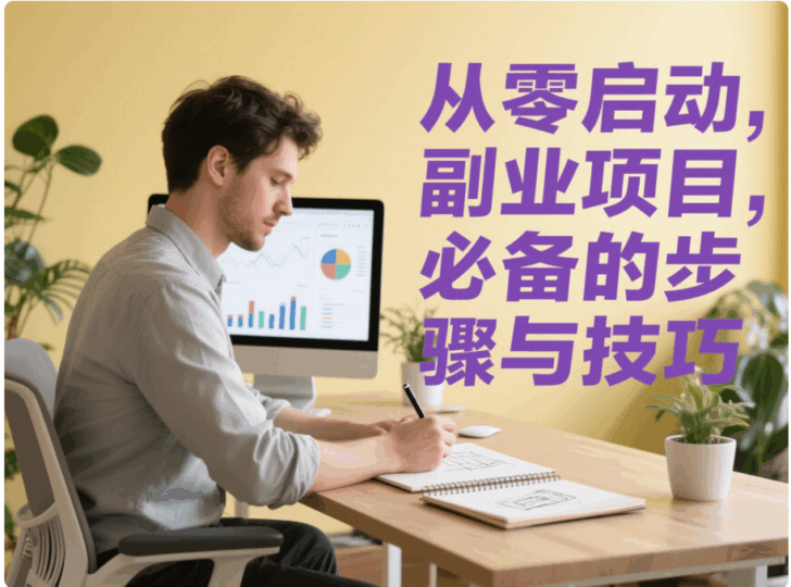 從零啟動副業項目，必備的步驟與技巧-資源網站