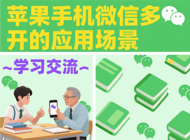 蘋果手機微信多開的應用場景-資源網站