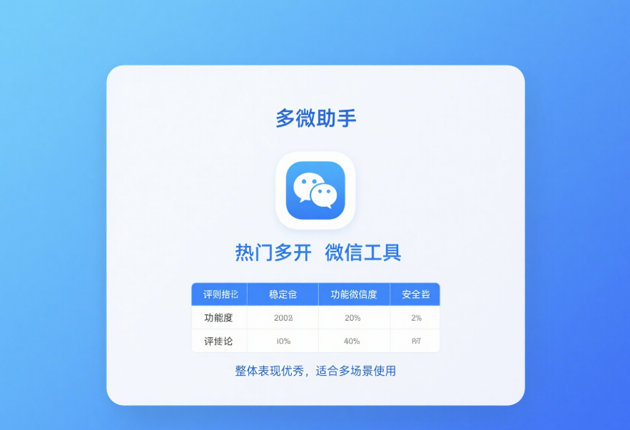 熱門多開微信工具深度評測-資源網(wǎng)站