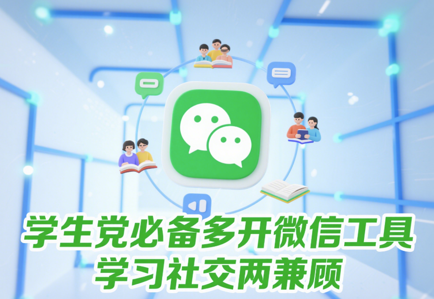 學生黨必備多開微信工具，學習社交兩兼顧
