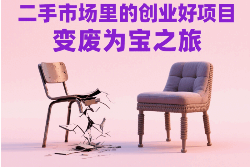 二手市場里的創業好項目,變廢為寶之旅-資源網站