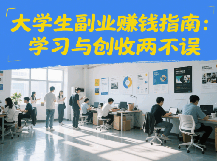 大學生副業賺錢指南：學習與創收兩不誤-資源網站