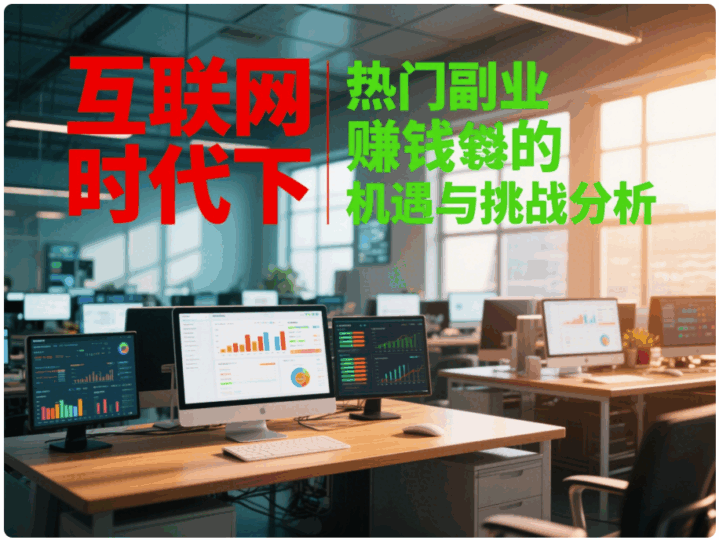 互聯網時代下，熱門副業賺錢的機遇與挑戰分析-資源網站