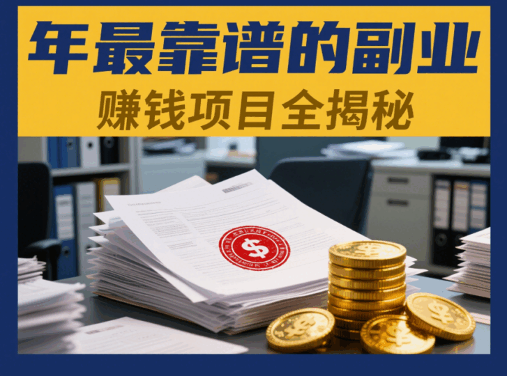 年最靠譜的副業賺錢項目全揭秘-資源網站