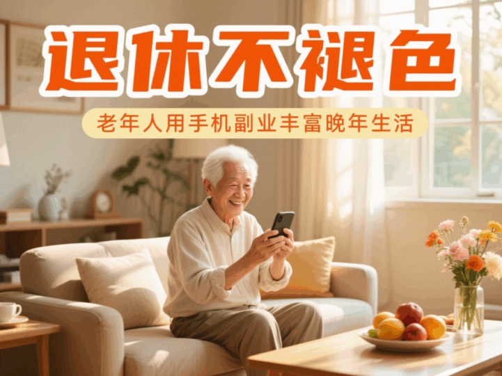 退休不褪色，老年人如何用手機副業豐富晚年生活-資源網站