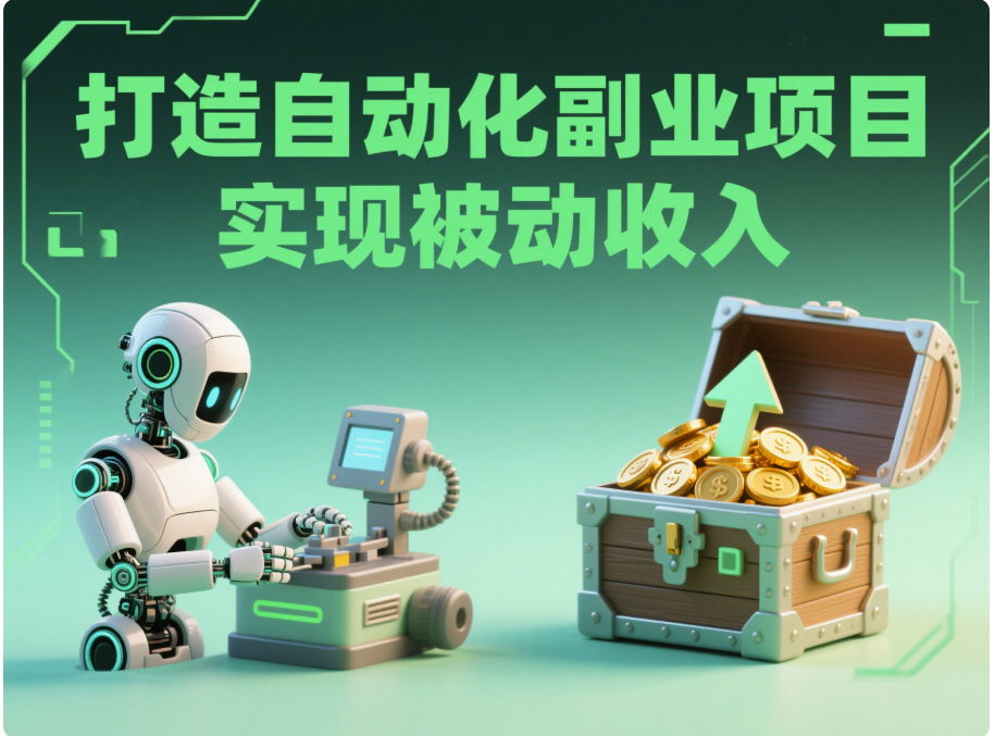 打造自動化副業(yè)項(xiàng)目，實(shí)現(xiàn)被動收入