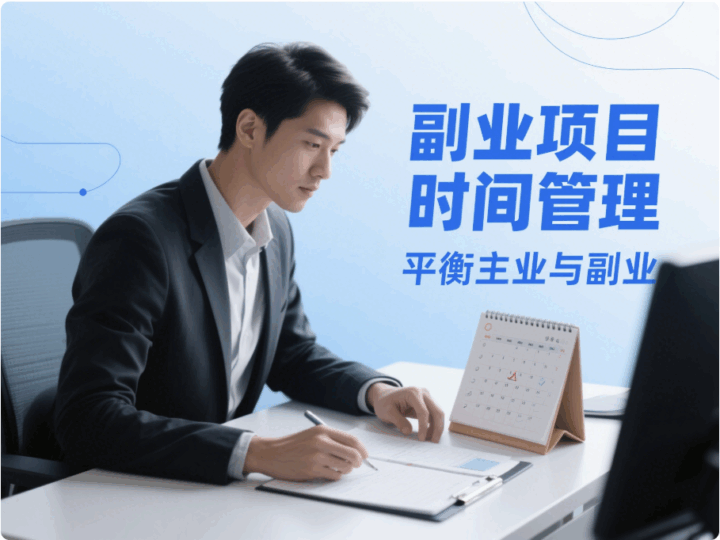 副業(yè)項目時間管理，平衡主業(yè)與副業(yè)-資源網站