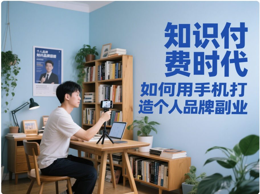 知識付費時代，如何用手機打造個人品牌副業
