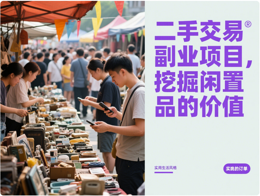 圖片[1]-二手交易副業(yè)項目，挖掘閑置品的價值