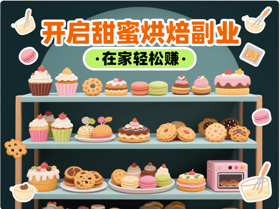 私房烘焙副業，甜蜜事業在家開啟