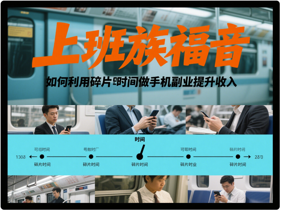 圖片[1]-上班族福音：如何利用碎片時間做手機副業(yè)提升收入