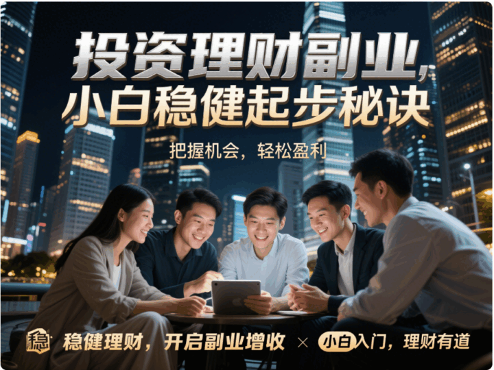 投資理財副業,小白如何穩健起步