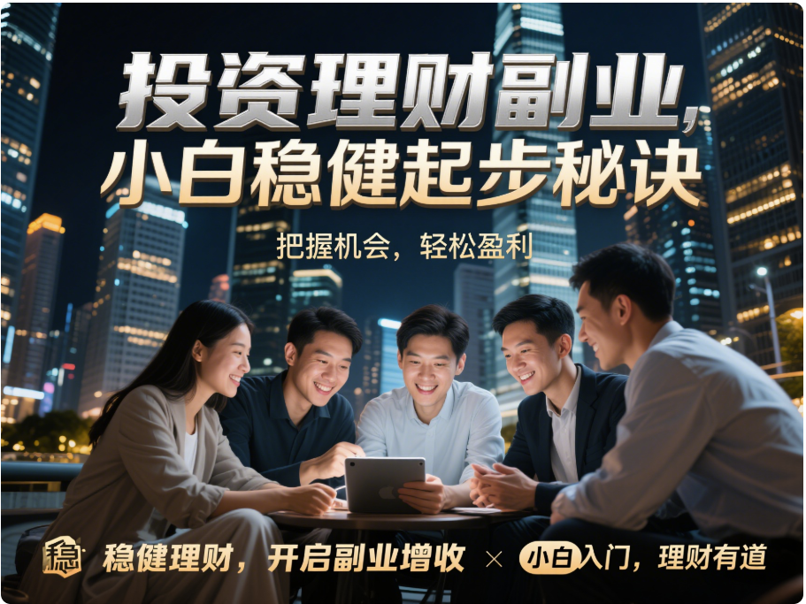 圖片[1]-投資理財副業，小白如何穩健起步