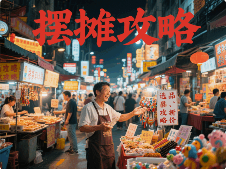 地攤經濟助力副業，擺攤攻略來襲