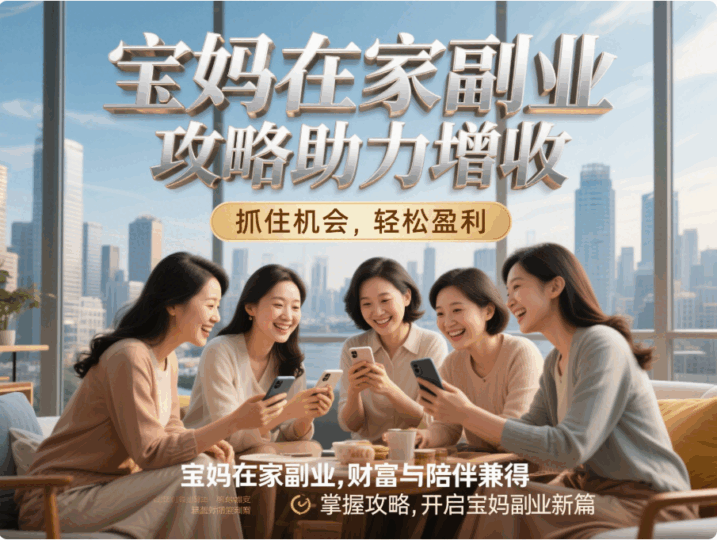 寶媽必知的在家可做的副業(yè)項目攻略-資源網(wǎng)站