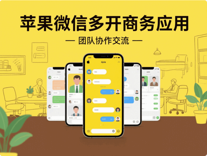 蘋(píng)果微信多開(kāi)在商務(wù)場(chǎng)景中的應(yīng)用實(shí)例-資源網(wǎng)站