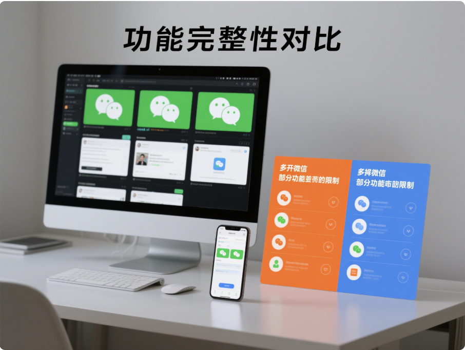 電腦微信多開與手機(jī)微信多開的異同點(diǎn)探討