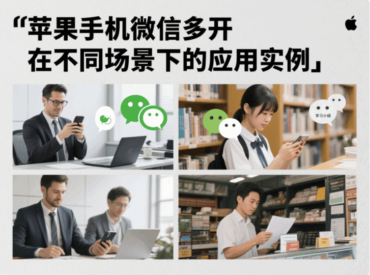 蘋果手機微信多開在不同場景下的應用實例-資源網站