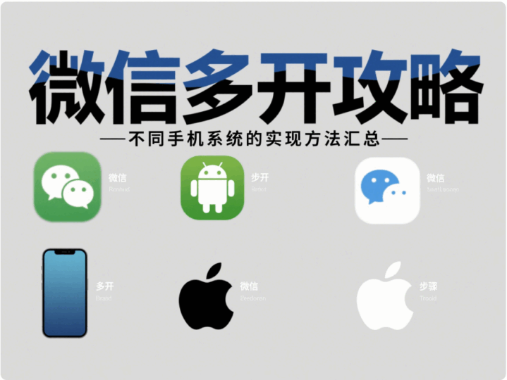 微信多開攻略：不同手機系統的實現方法匯總-資源網站