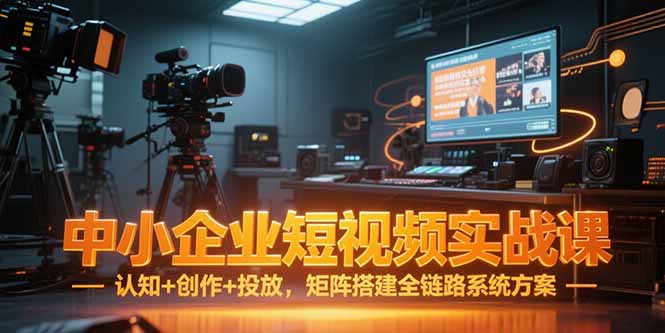 中小企業短視頻營銷全鏈路方案：從認知提升到創作、投放、矩陣搭建全攻略-資源網站